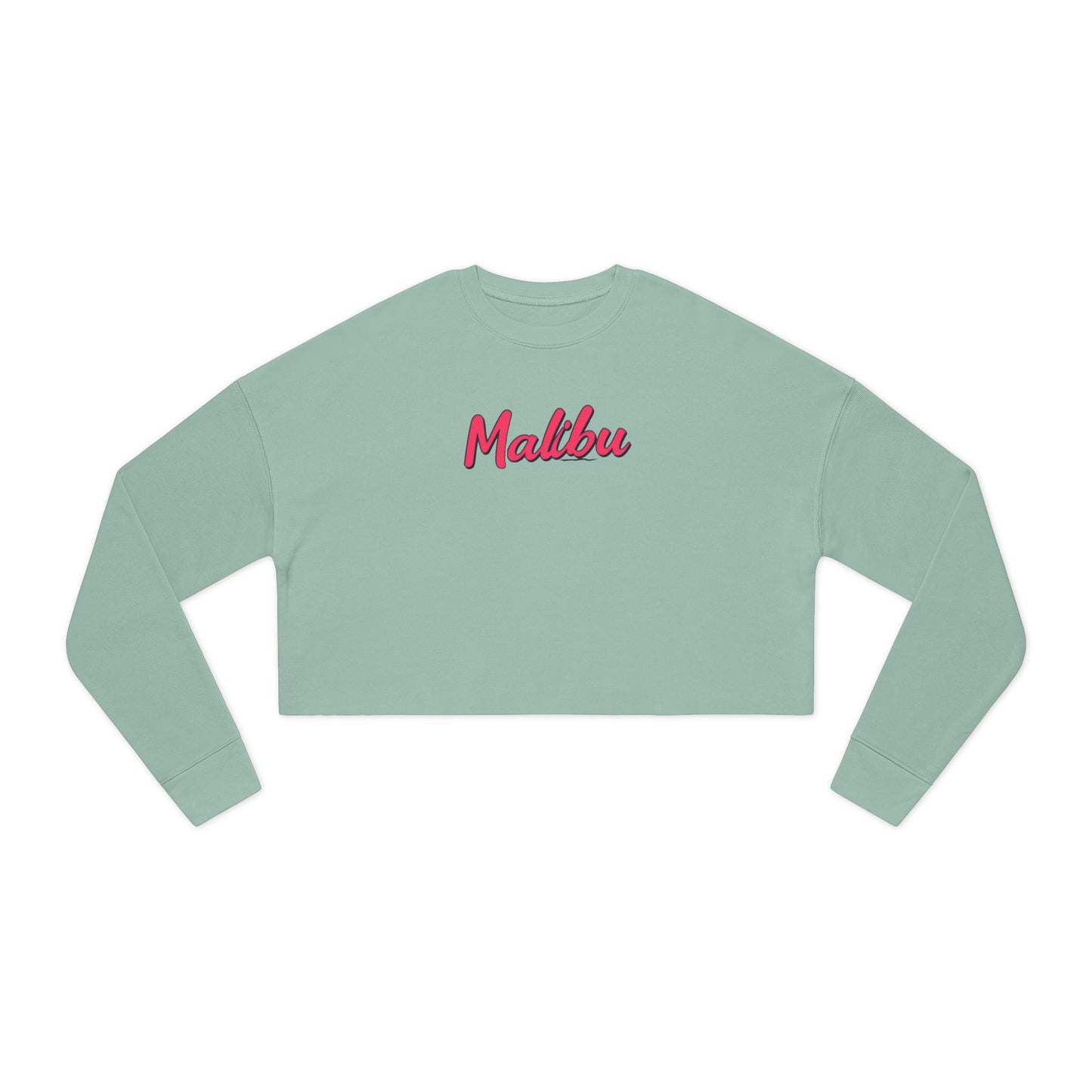 Retro Malibu Women's Cropped Sweatshirt