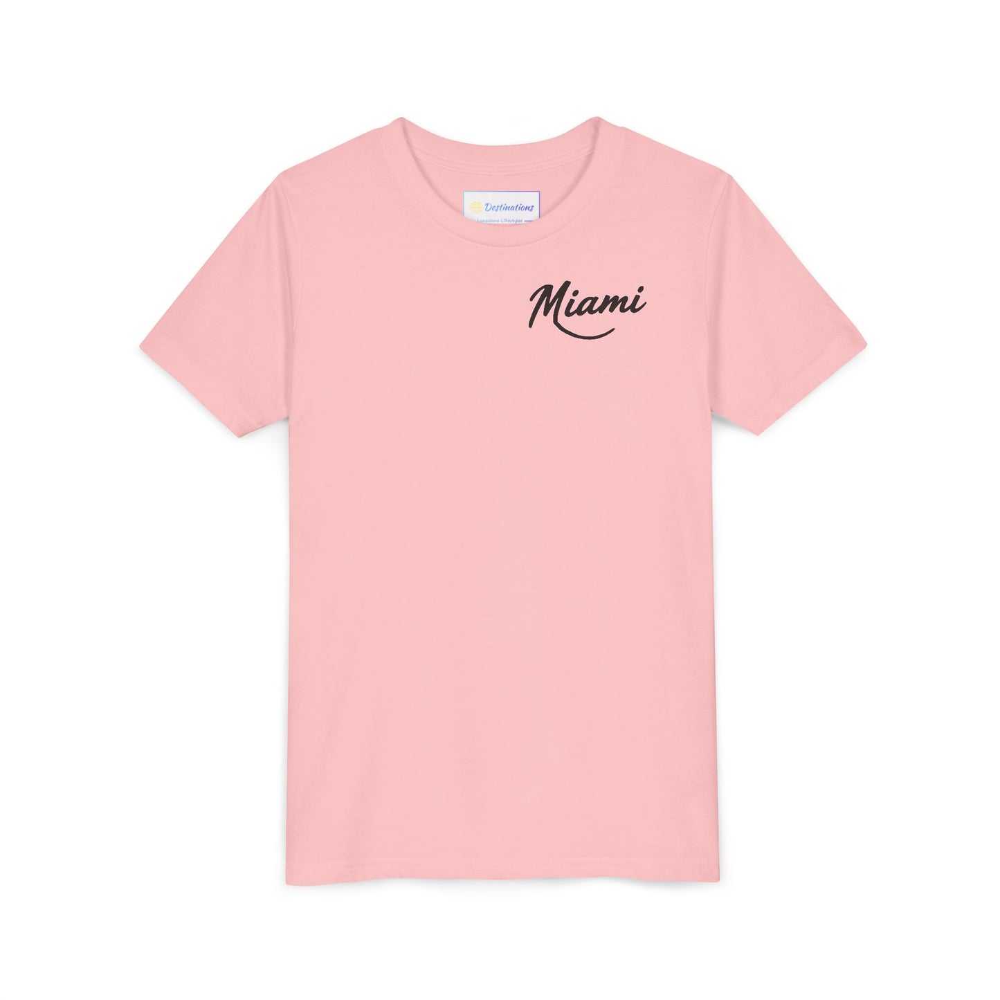 Retro Miami Unisex Youth Short Sleeve Tee