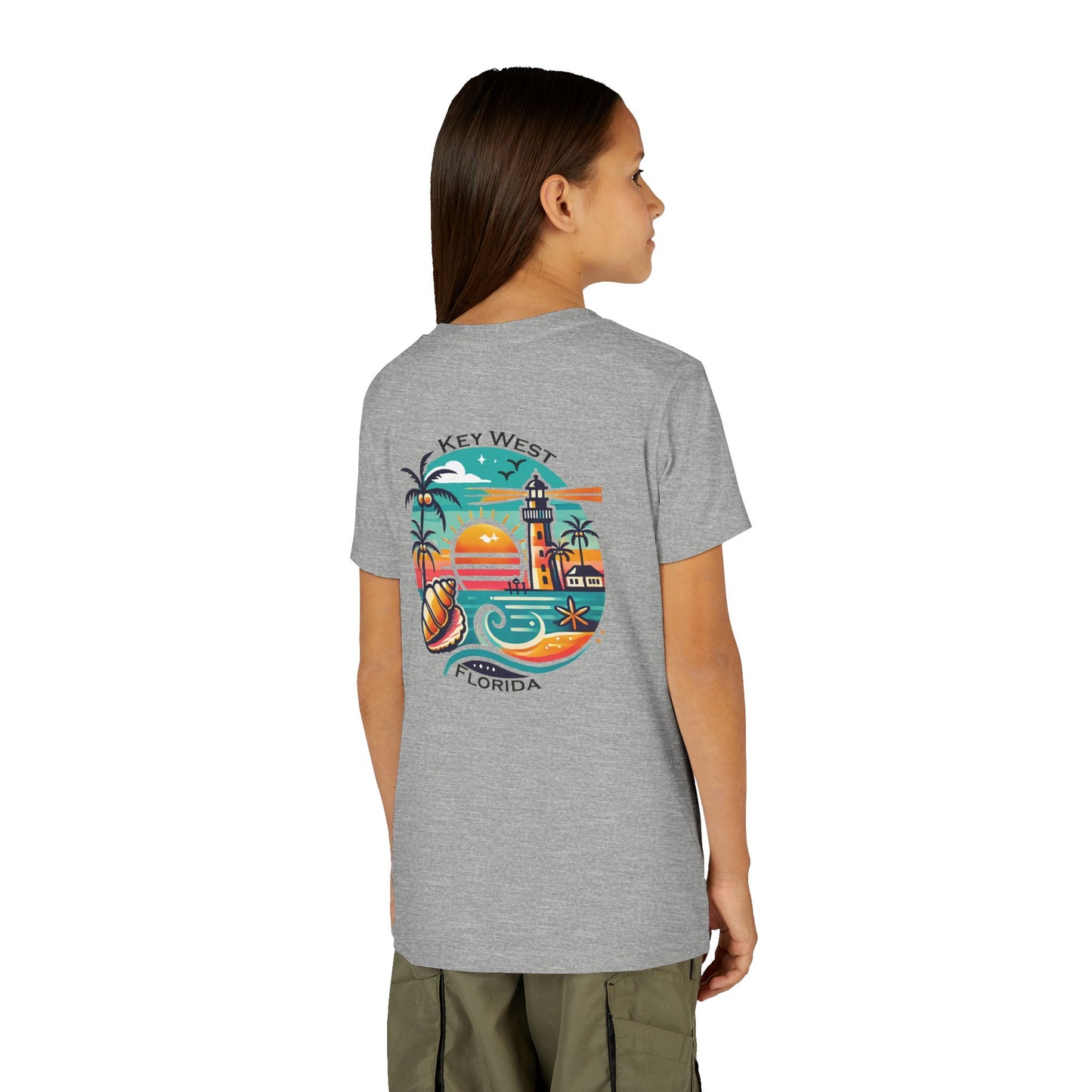 Vibrant Key West Youth Short Sleeve Tee