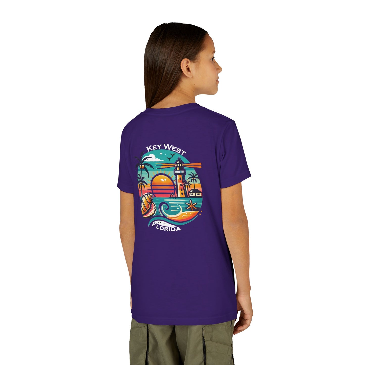 Vibrant Key West Youth Short Sleeve Tee