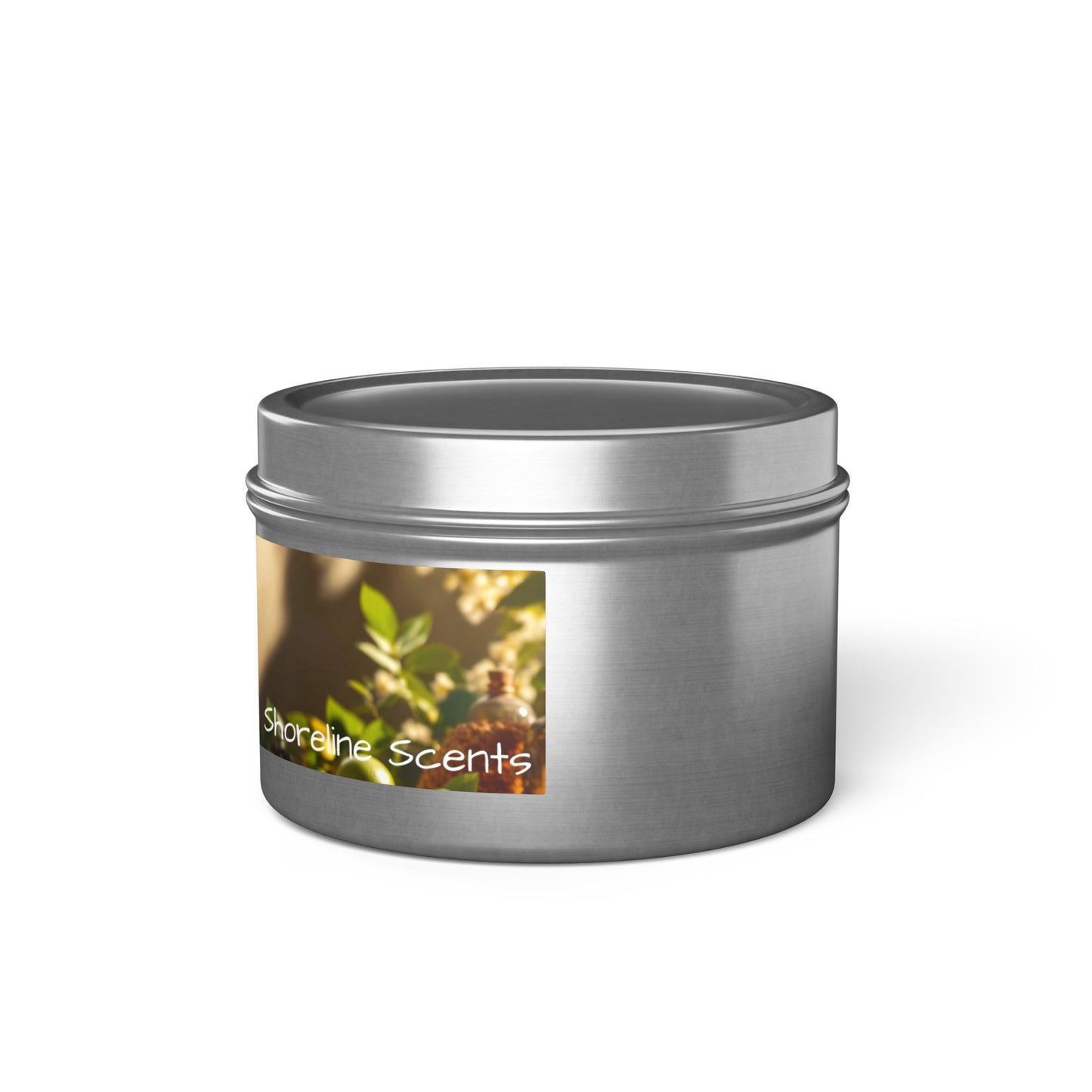 Spa Retreat Scented Rustic Tin Candle
