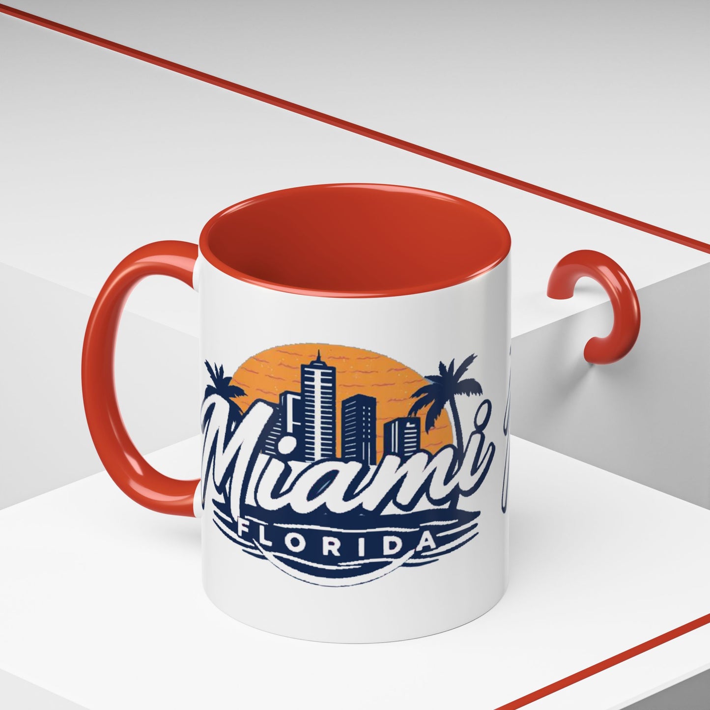 Retro Miami Accent Coffee Mug