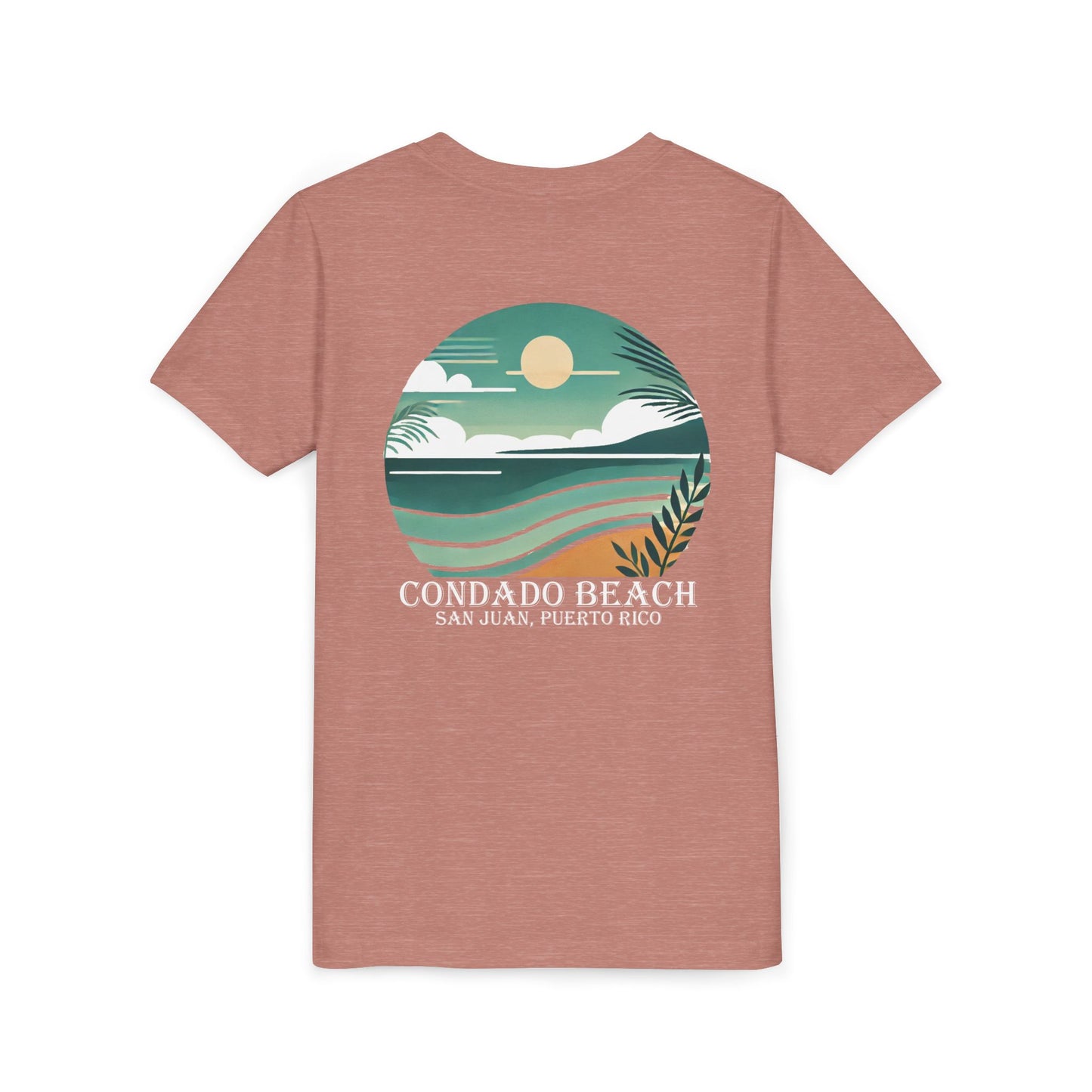 Coastal Vibes Condado Beach Unisex Youth Short Sleeve Tee