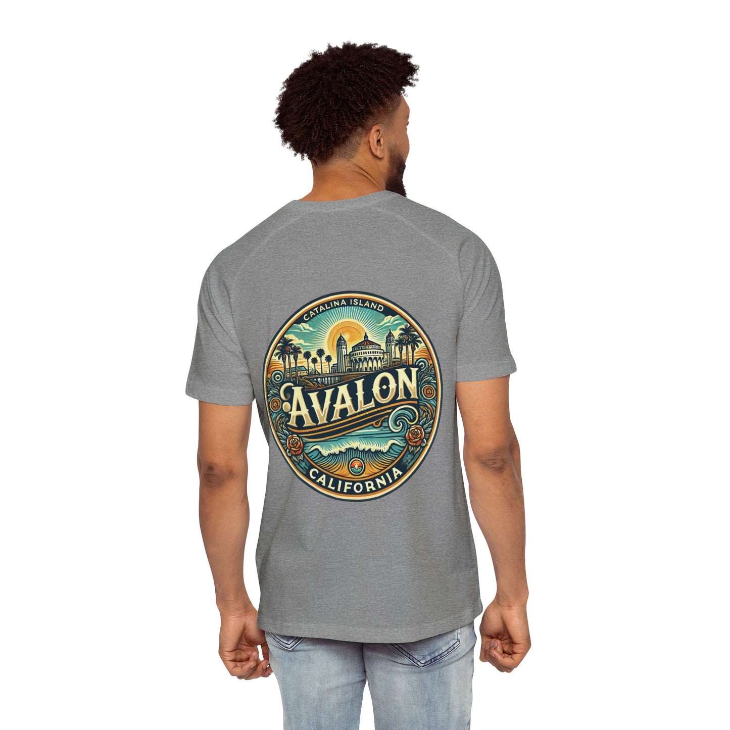 Elegant Avalon Men's Raglan T-Shirt