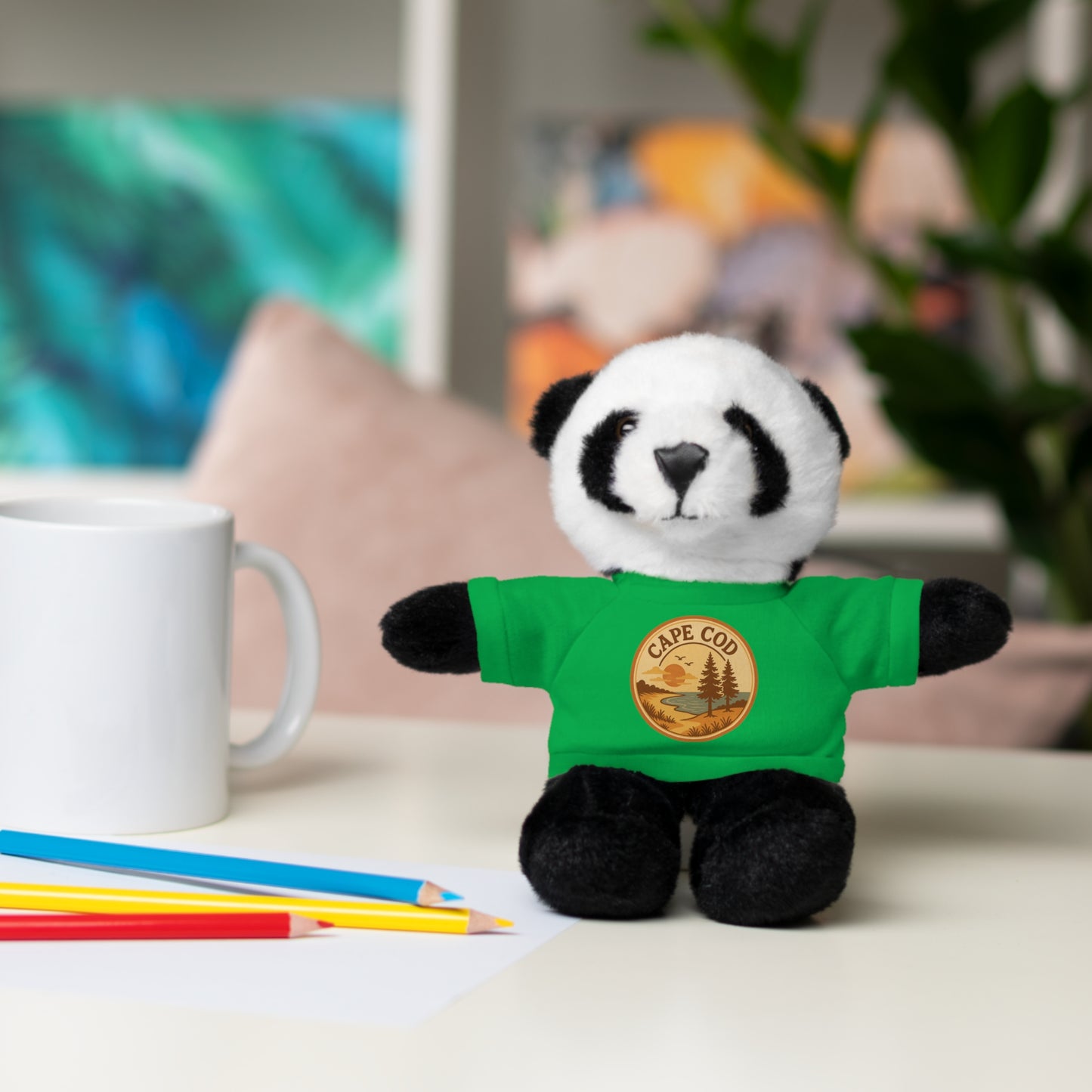 Rustic Cape Cod Stuffed Animals with Tee