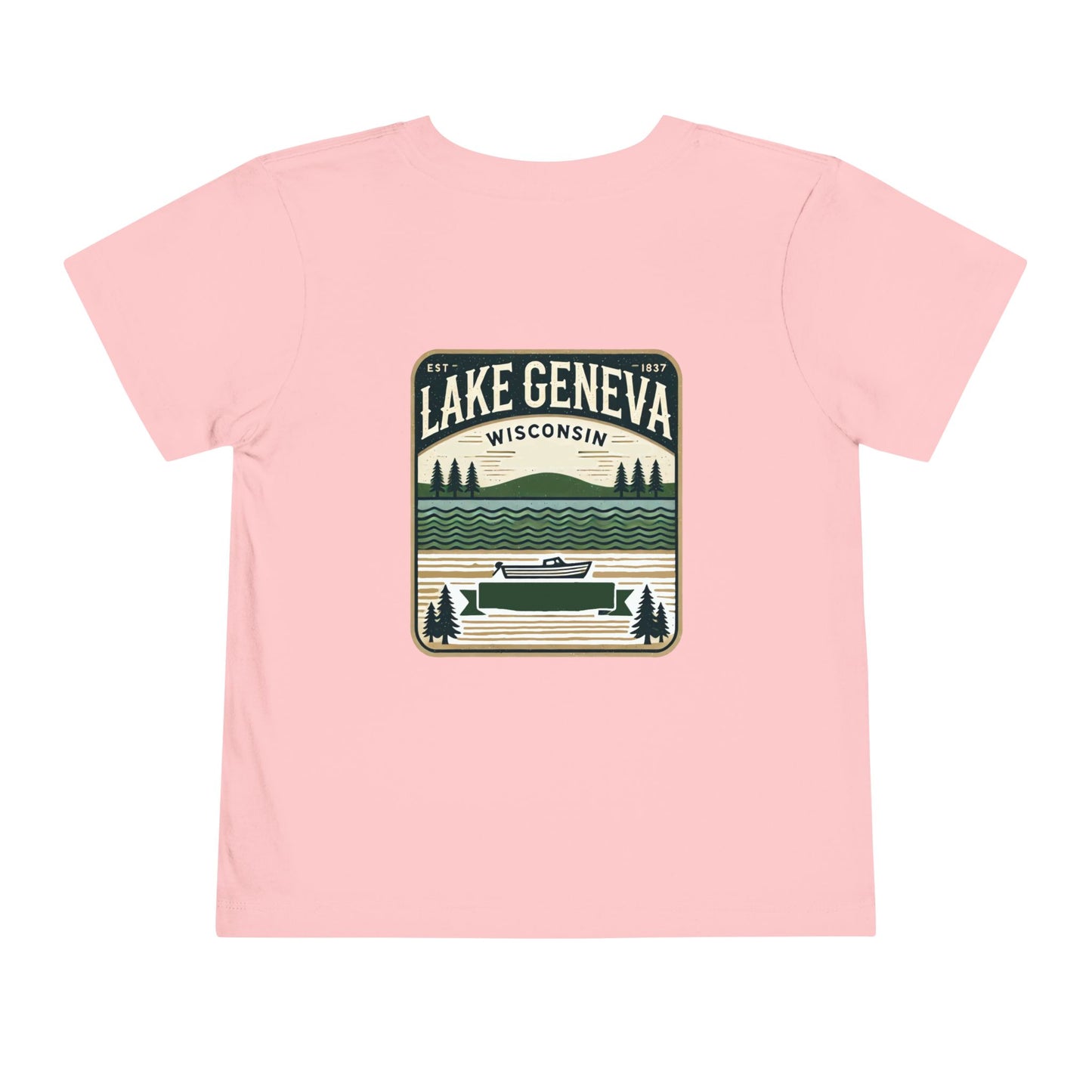 Vintage Lake Geneva Unisex Toddler Short Sleeve Tee