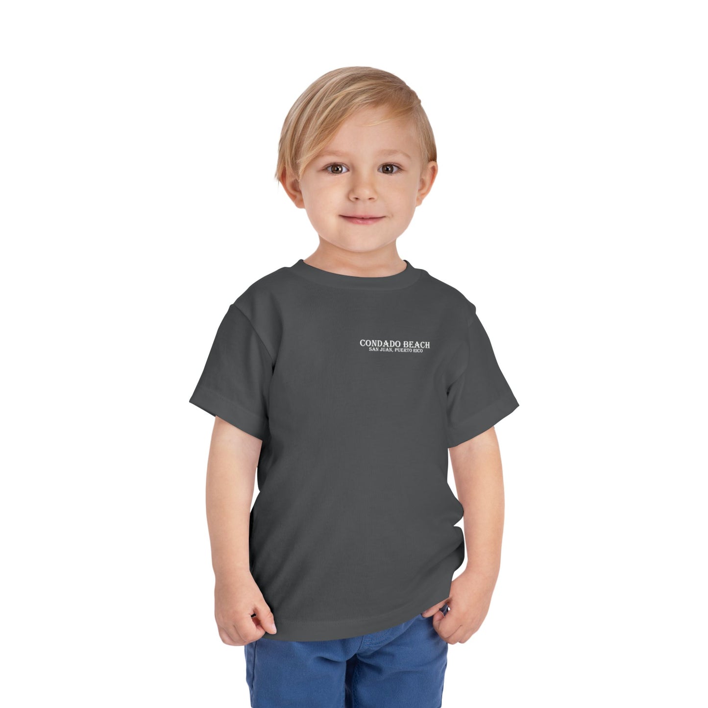 Coastal Vibes Condado Beach Unisex Toddler Short Sleeve Tee