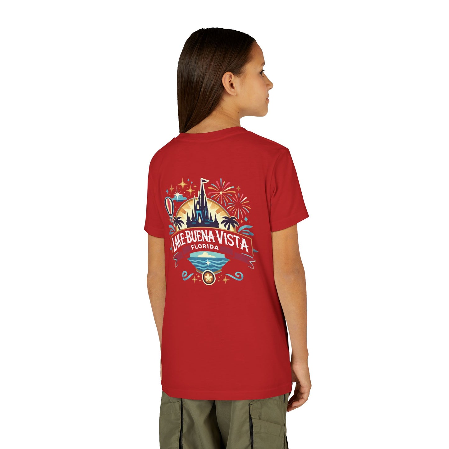 Adventurous Lake Buena Vista Unisex Youth Short Sleeve Tee