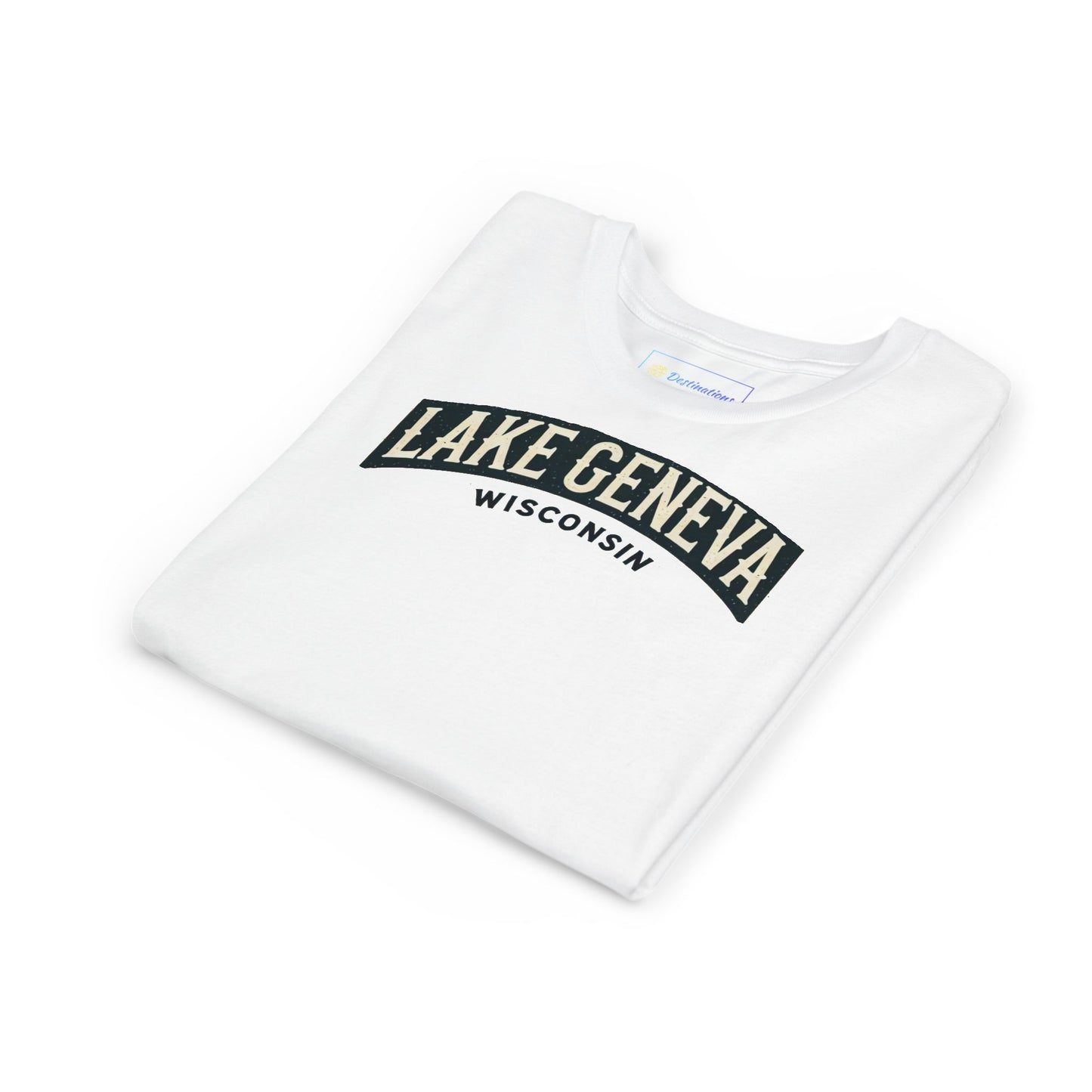 Vintage Lake Geneva Unisex Youth Short Sleeve Tee