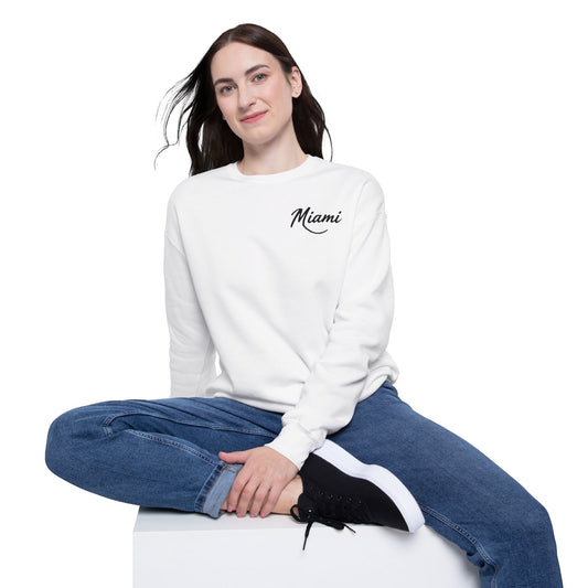 Retro Miami Unisex Drop Shoulder Sweatshirt