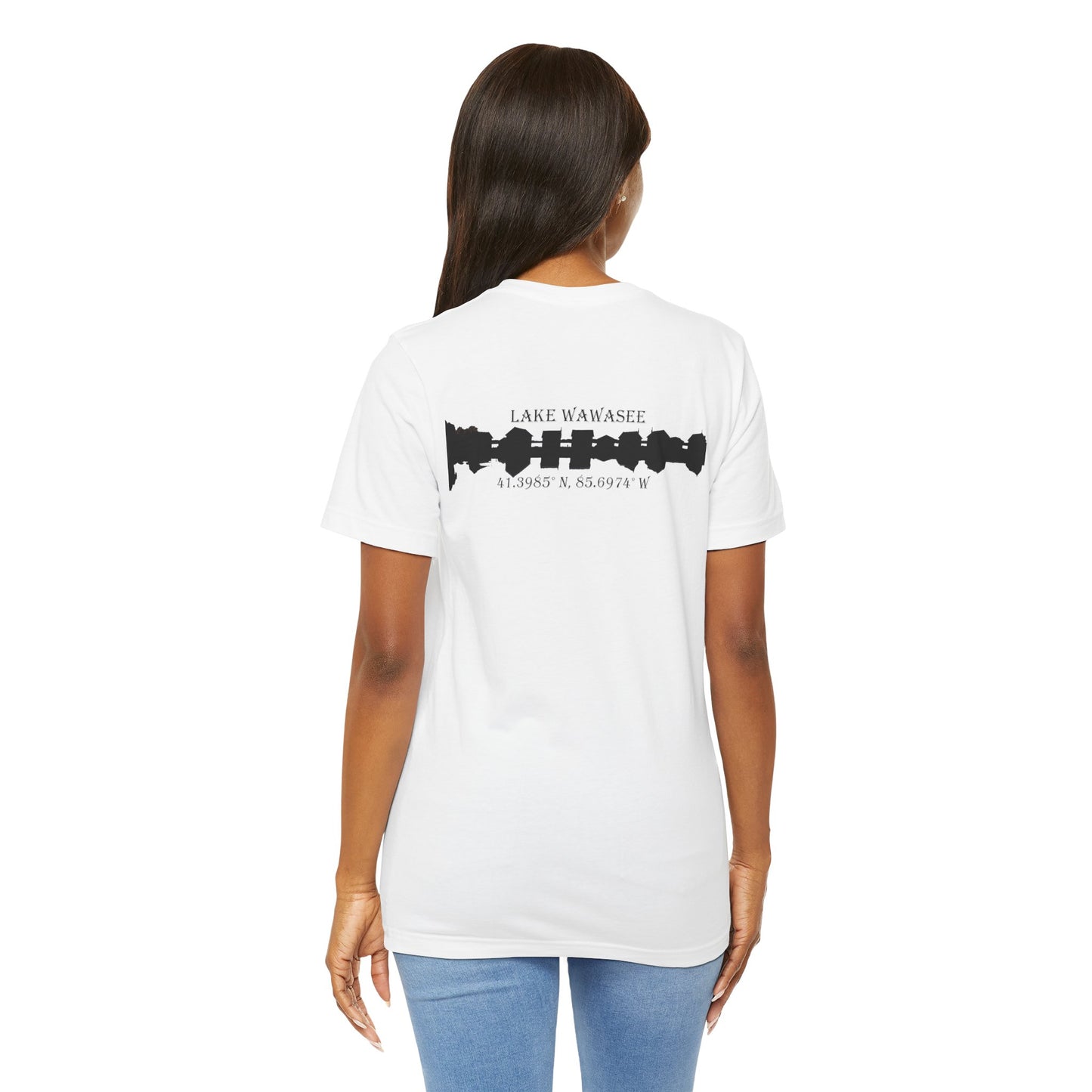 Latitudes Lake Wawasee Unisex Jersey Short Sleeve Tee