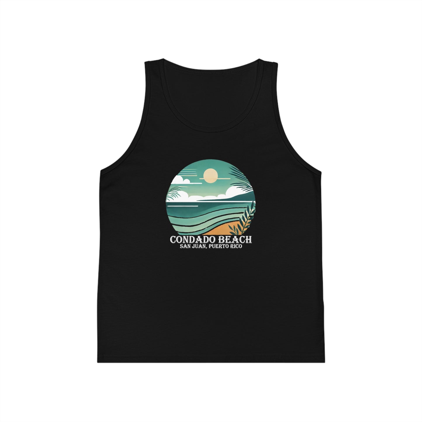 Coastal Vibes Condado Beach Unisex Kids Jersey Tank Top