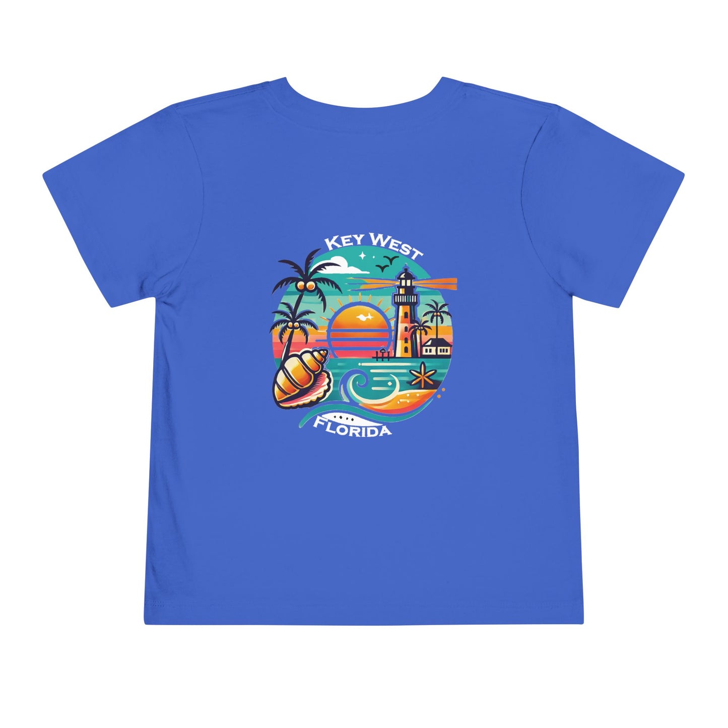 Vibrant Key West Unisex Toddler Short Sleeve Tee