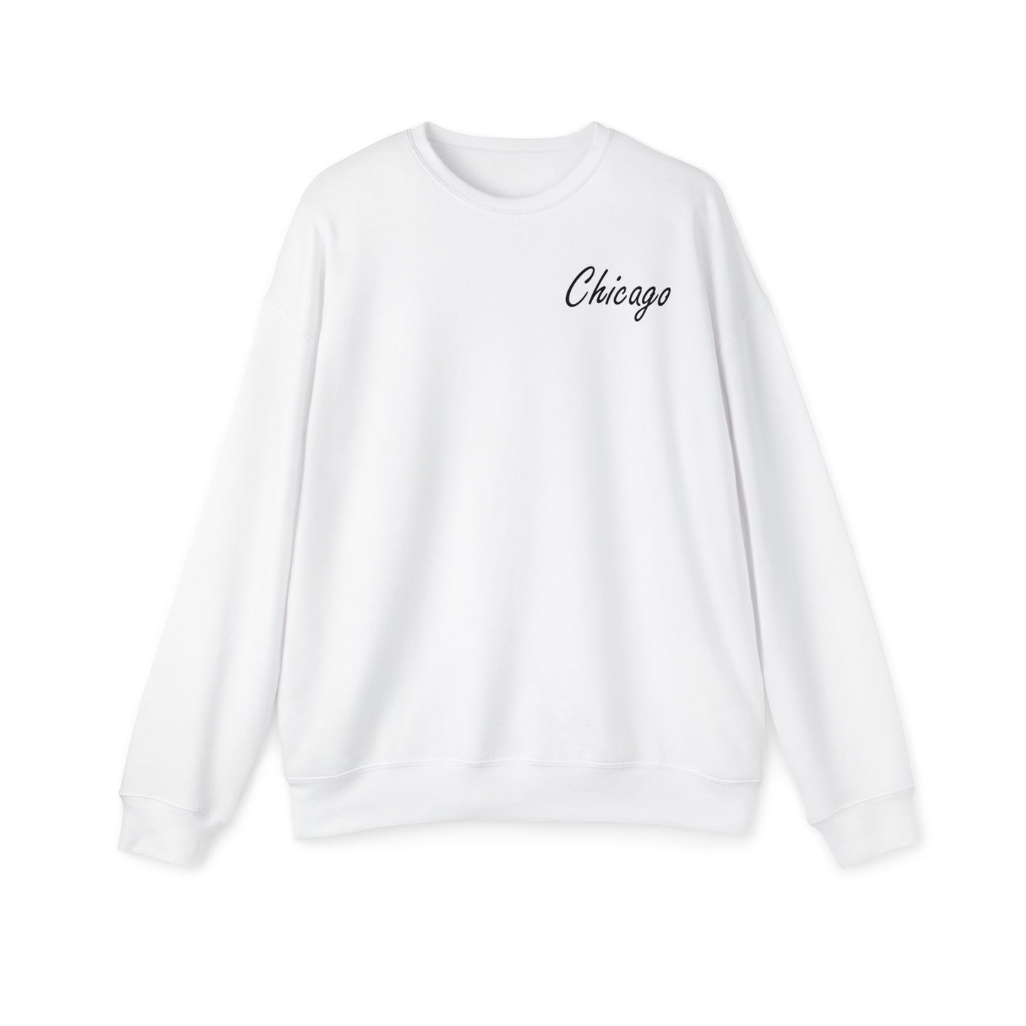 Elegant Chicago Skyline Unisex Drop Shoulder Sweatshirt