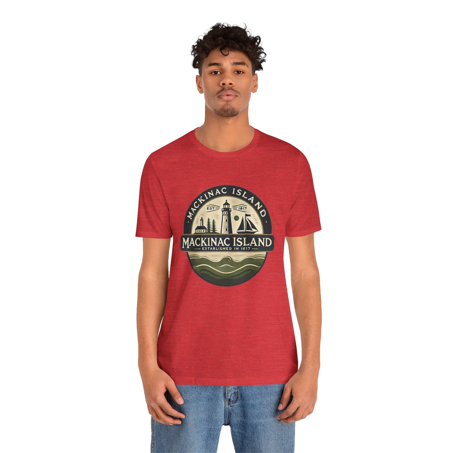 Vintage Mackinac Island Unisex Jersey Short Sleeve Tee