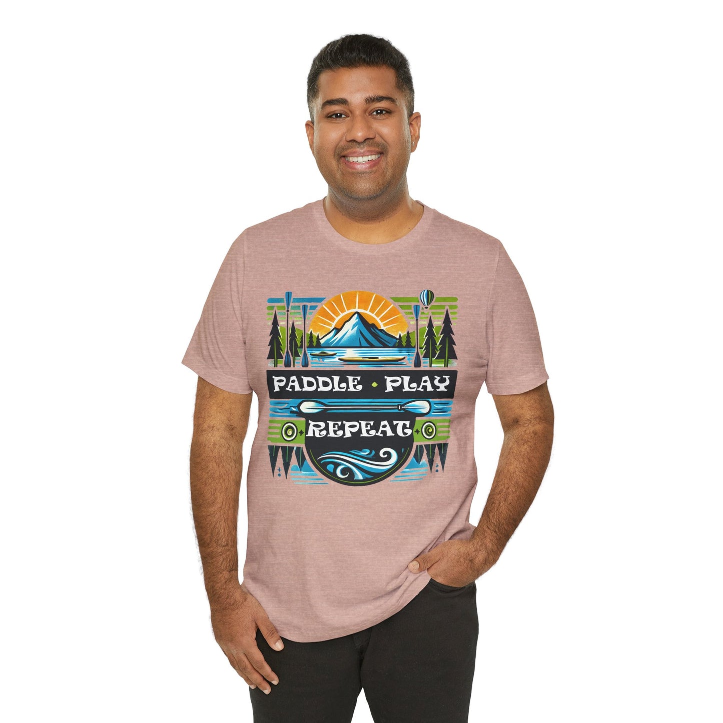 Paddle, Play, Repeat Short Sleeve Tee
