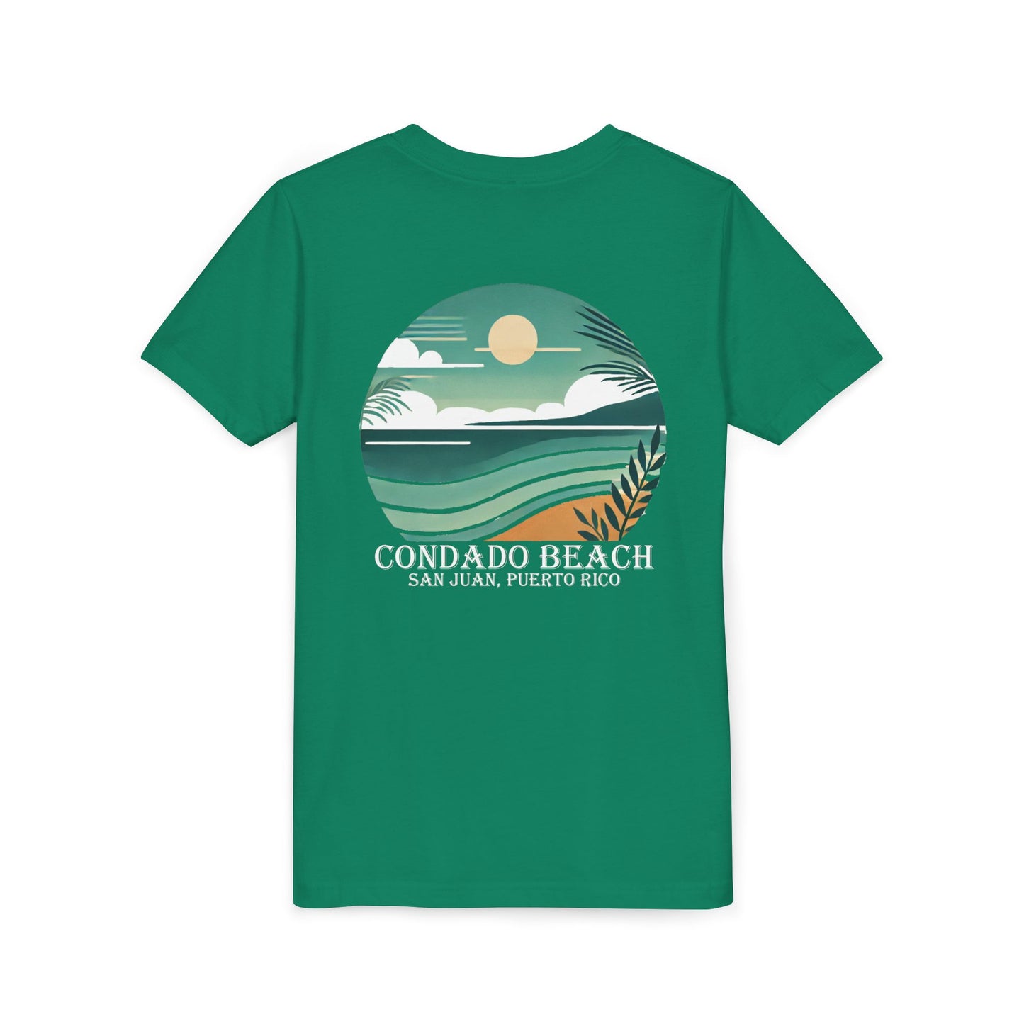 Coastal Vibes Condado Beach Unisex Youth Short Sleeve Tee