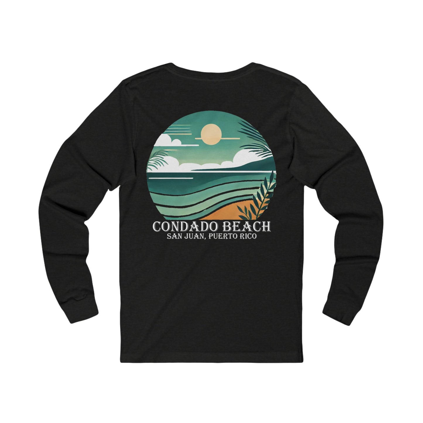 Coastal Vibes Condado Beach Unisex Jersey Long Sleeve Tee