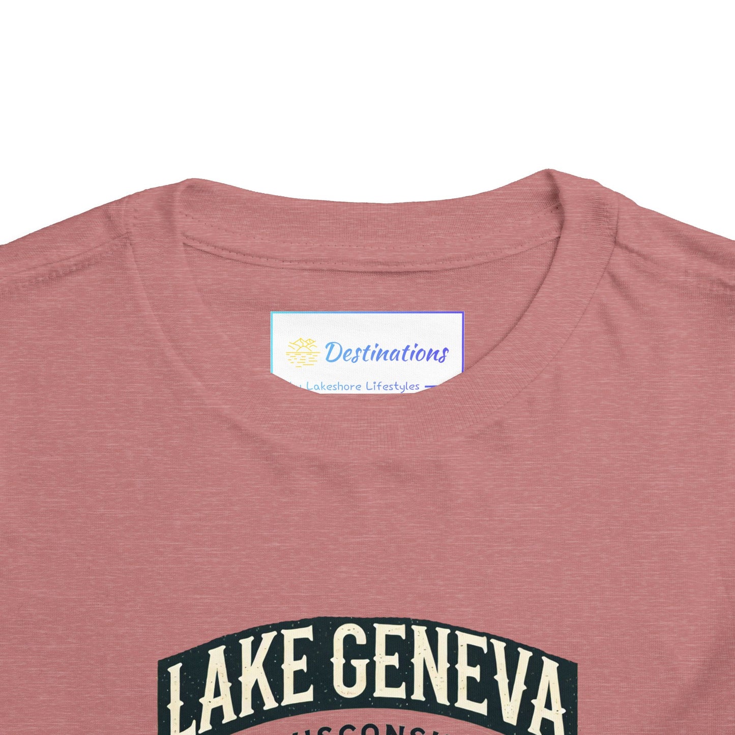 Vintage Lake Geneva Unisex Toddler Short Sleeve Tee