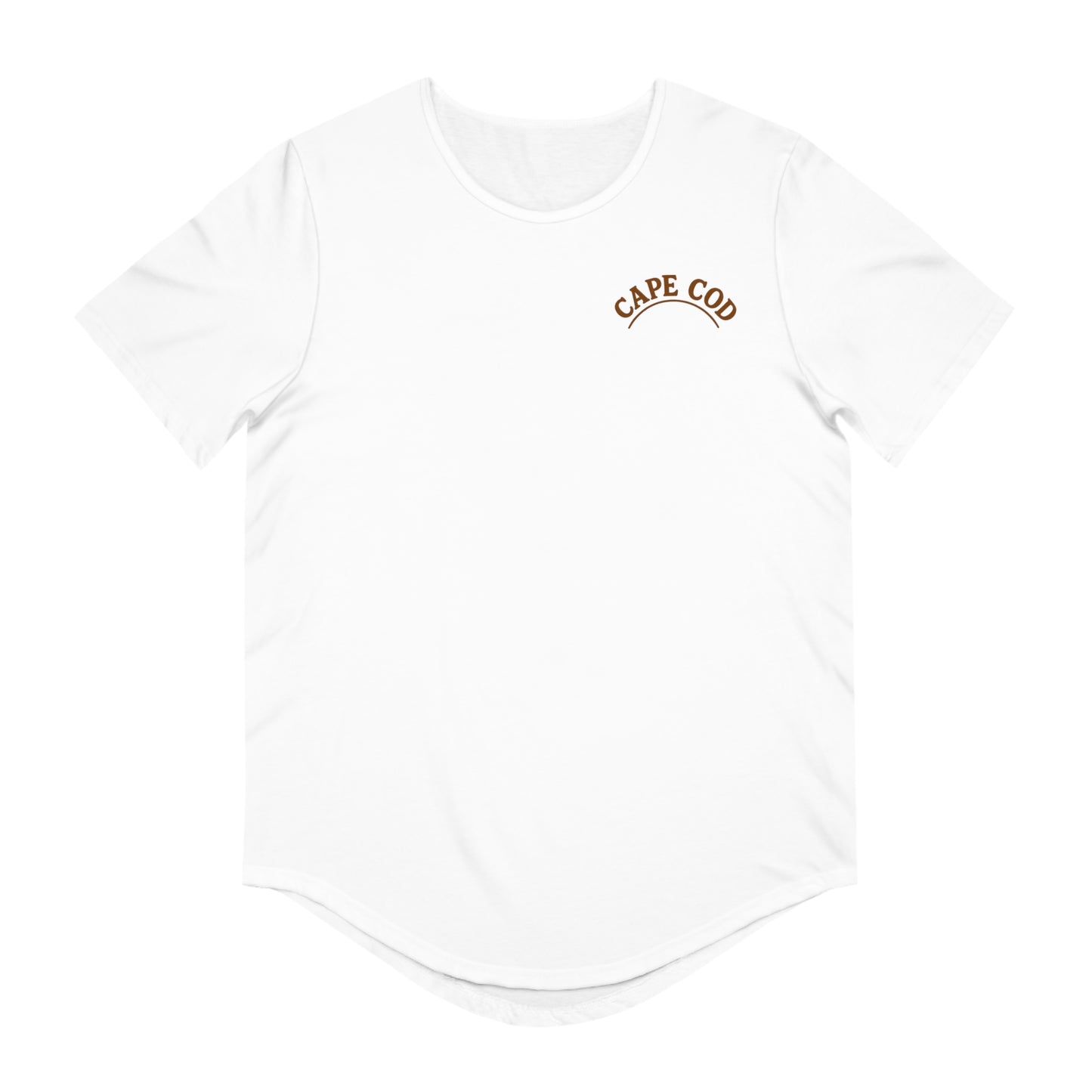 Rustic Cape Cod Men's Jersey Curved Hem Tee