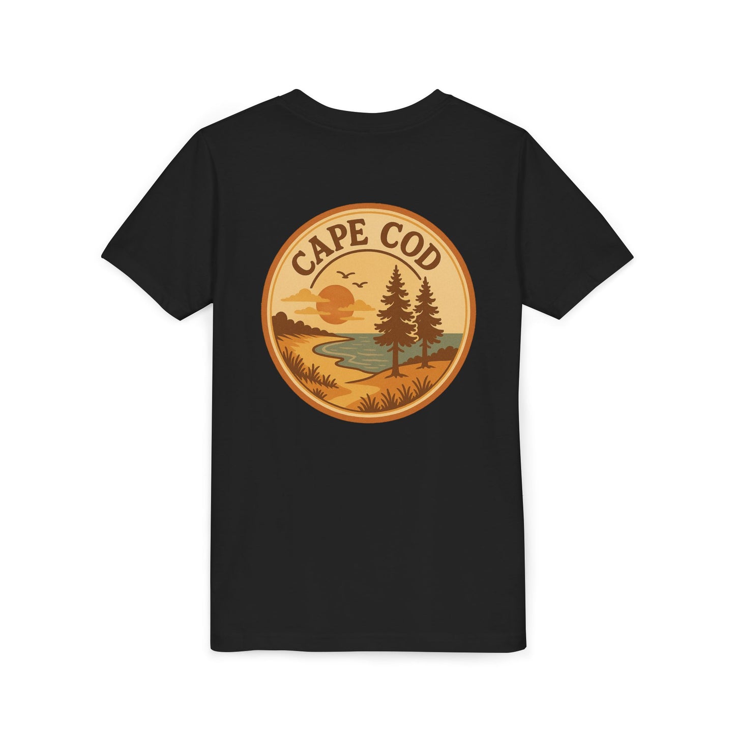 Rustic Cape Cod Unisex Youth Short Sleeve Tee