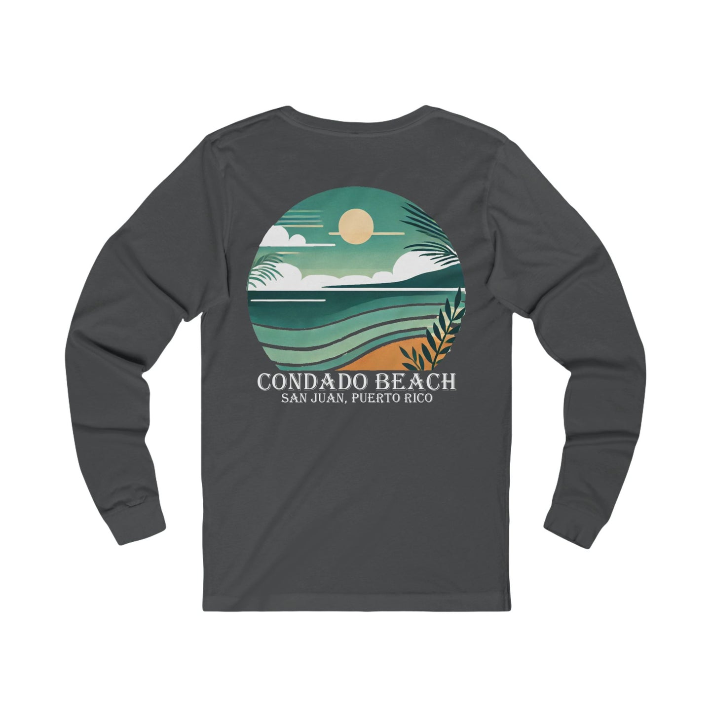 Coastal Vibes Condado Beach Unisex Jersey Long Sleeve Tee