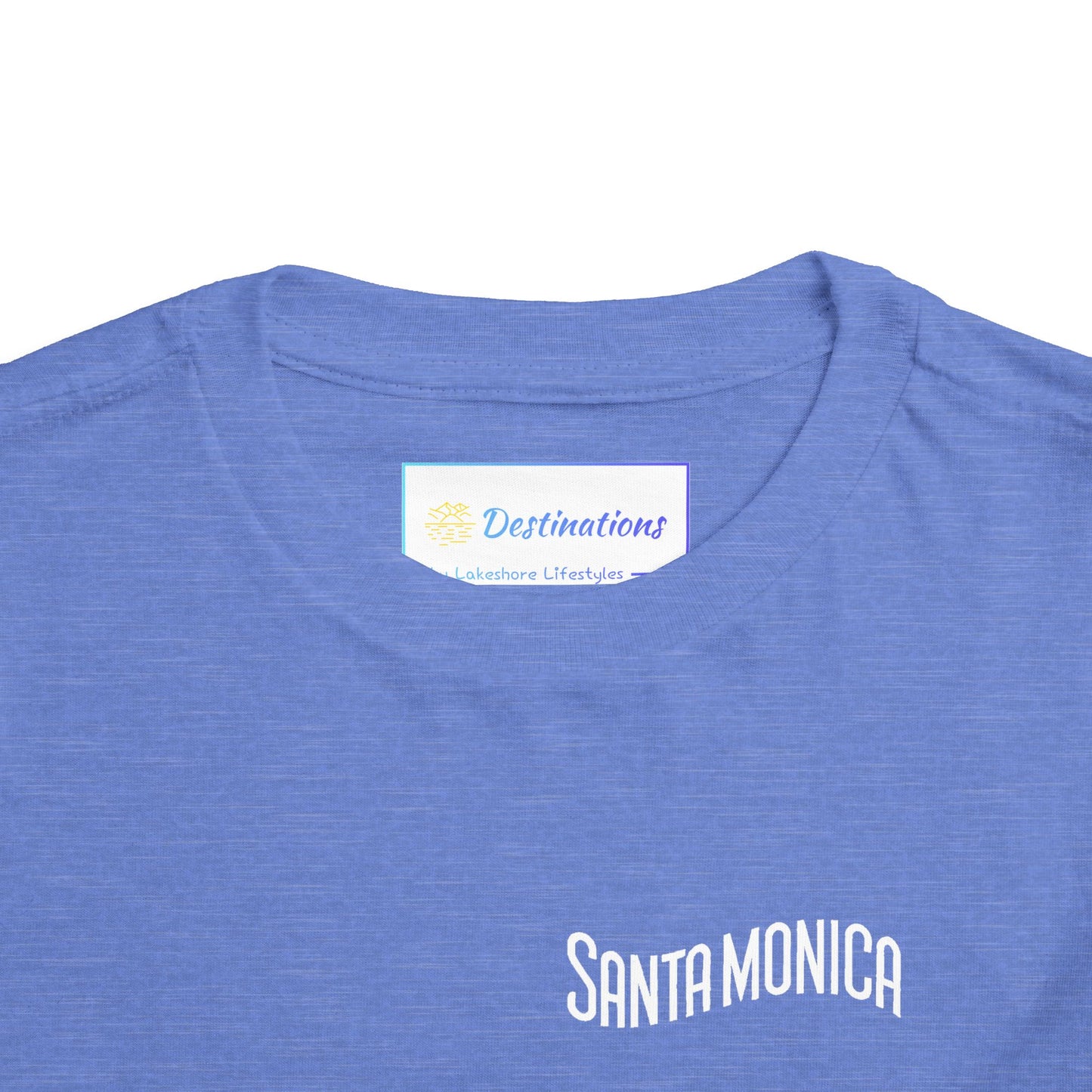 Vibrant Santa Monica Unisex Toddler Short Sleeve Tee