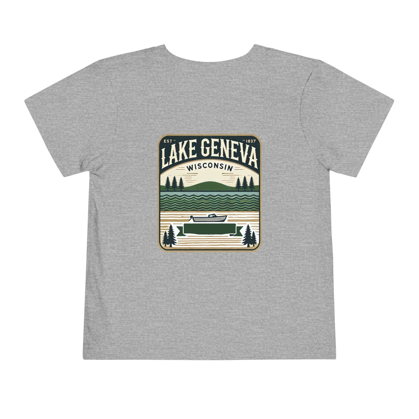 Vintage Lake Geneva Unisex Toddler Short Sleeve Tee