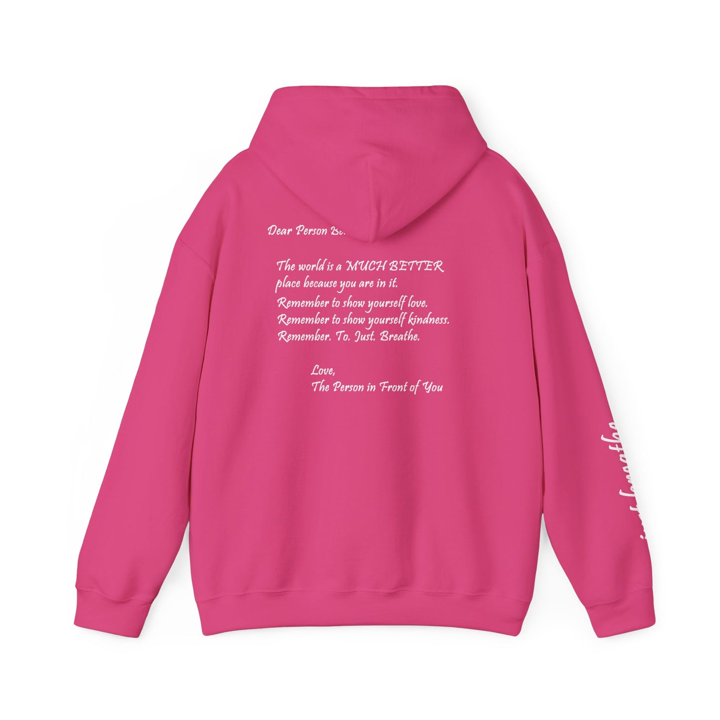 You Are Enough - Mental Health Awareness Cotton Hoodie