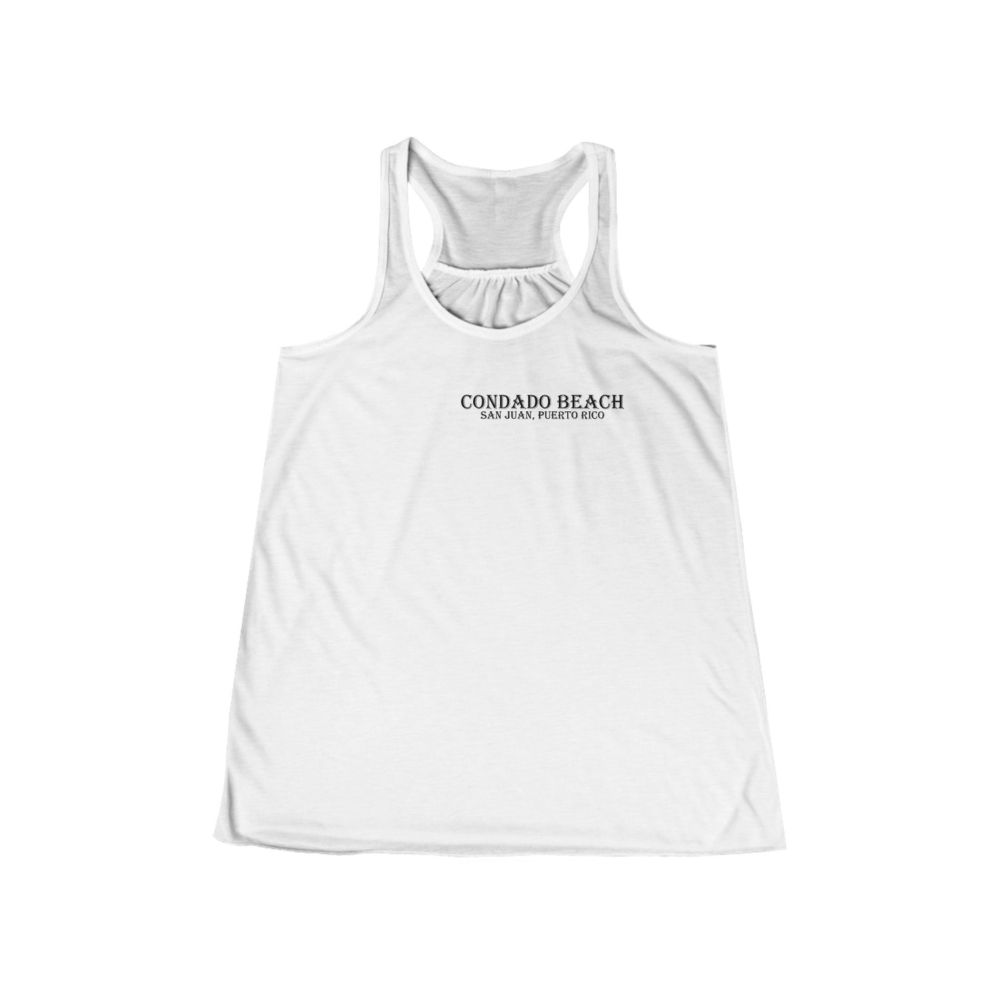 Coastal Vibes Condado Beach Women's Flowy Racerback Tank