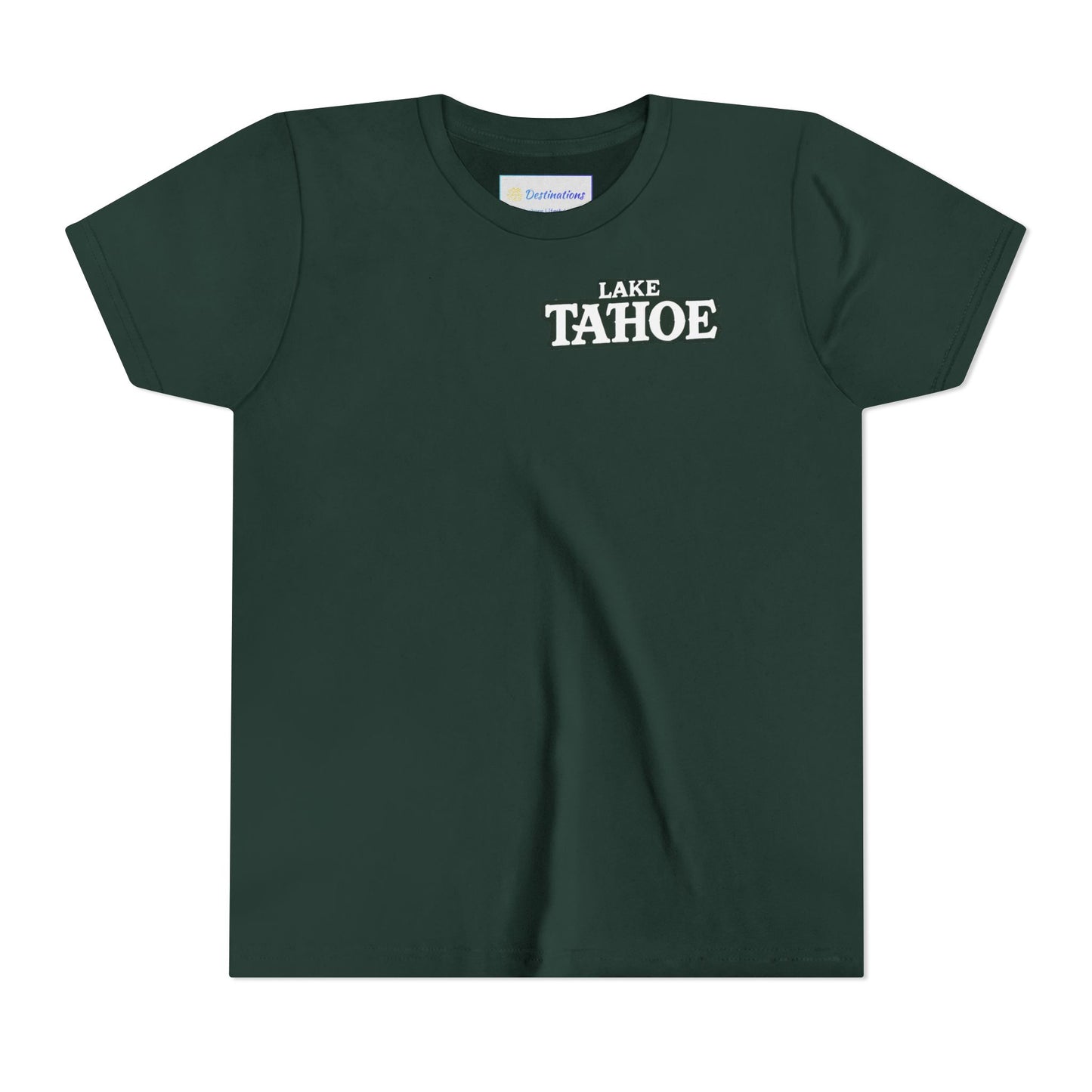 Vintage Lake Tahoe Unisex Youth Short Sleeve Tee