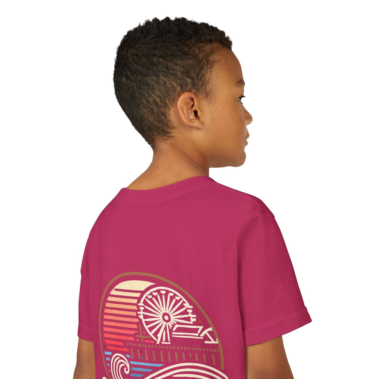 Vibrant Santa Monica Youth Short Sleeve Tee