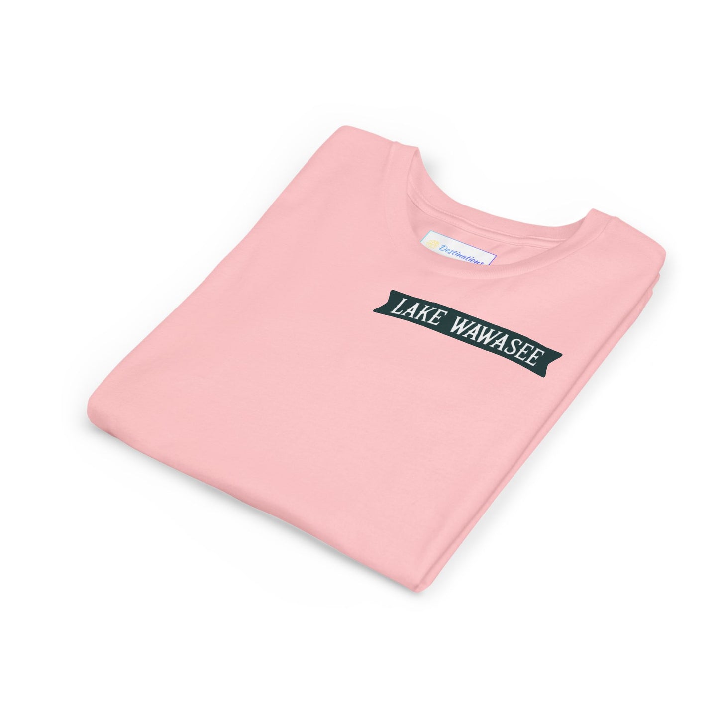 Vintage Lake Wawasee Unisex Youth Short Sleeve Tee