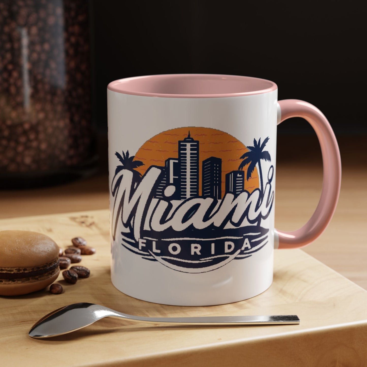 Retro Miami Accent Coffee Mug