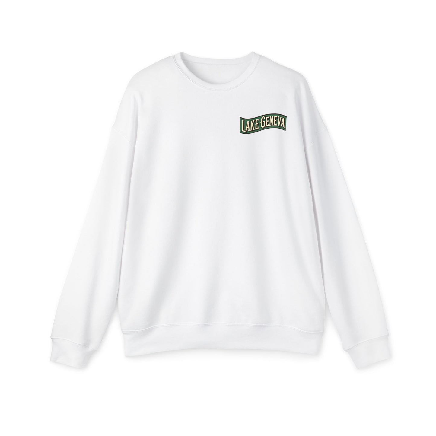 Retro Lake Geneva Unisex Drop Shoulder Sweatshirt