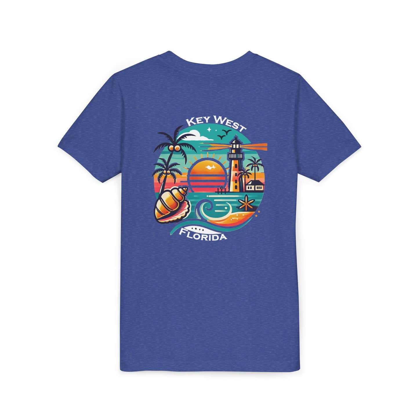 Vibrant Key West Youth Short Sleeve Tee