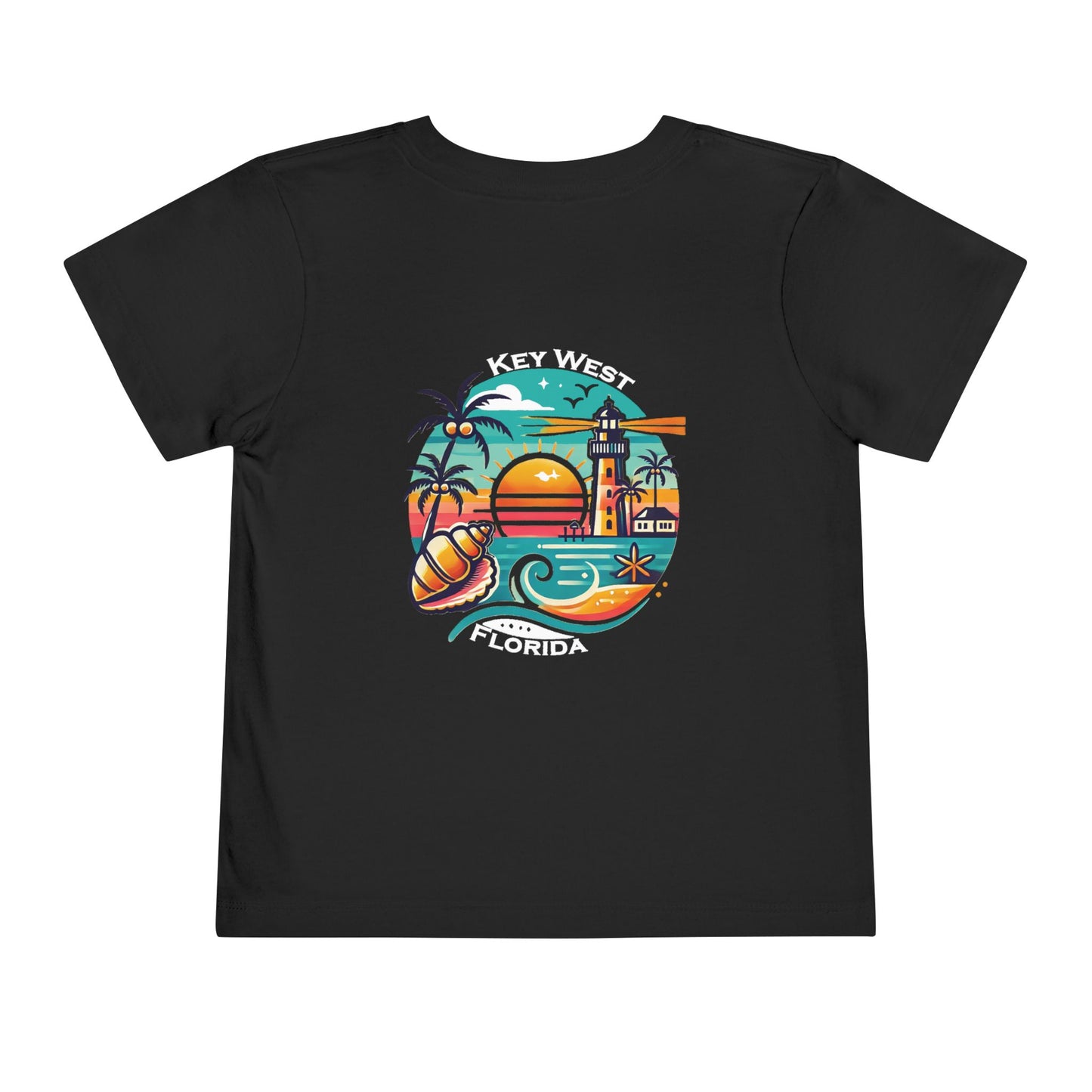 Vibrant Key West Unisex Toddler Short Sleeve Tee