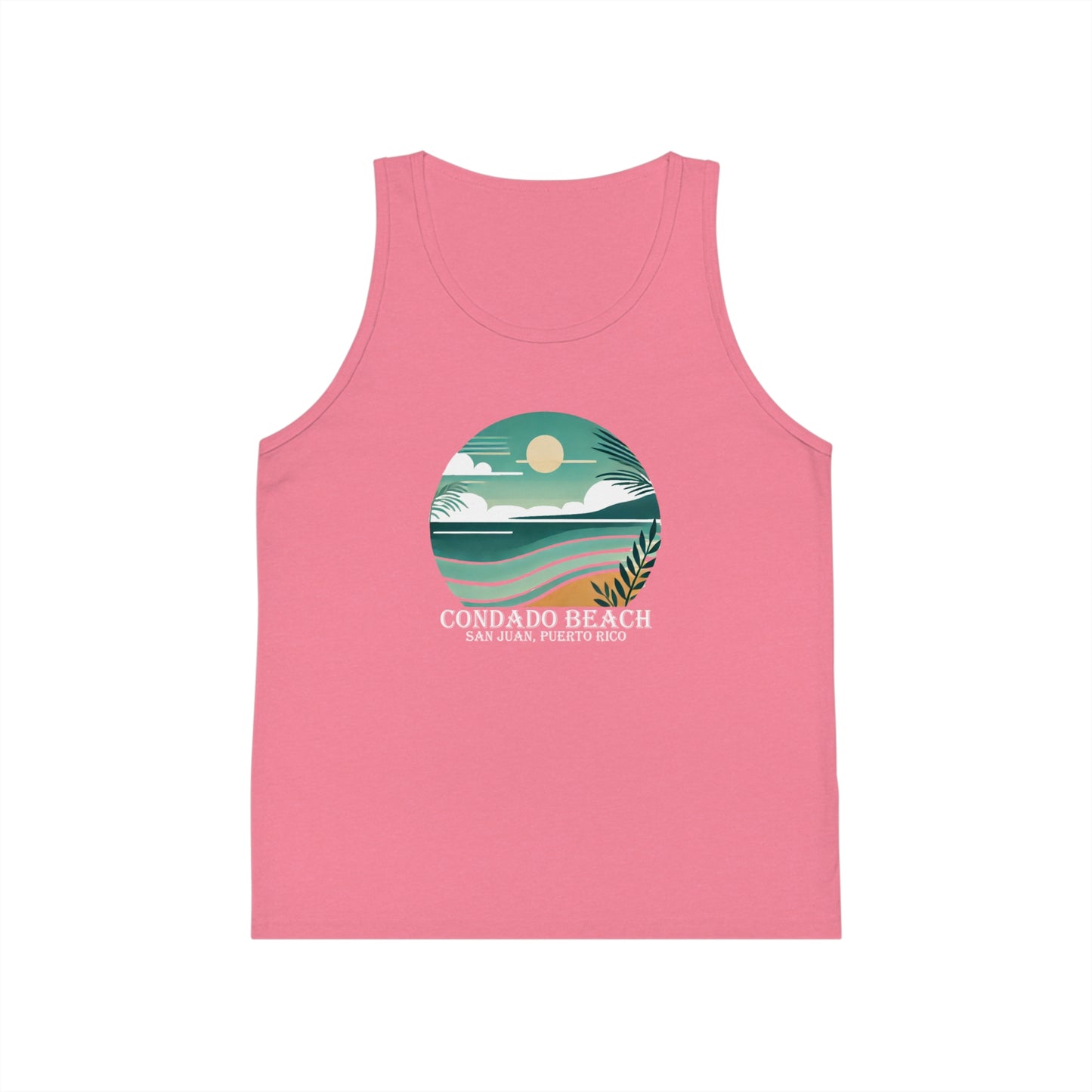 Coastal Vibes Condado Beach Unisex Kids Jersey Tank Top