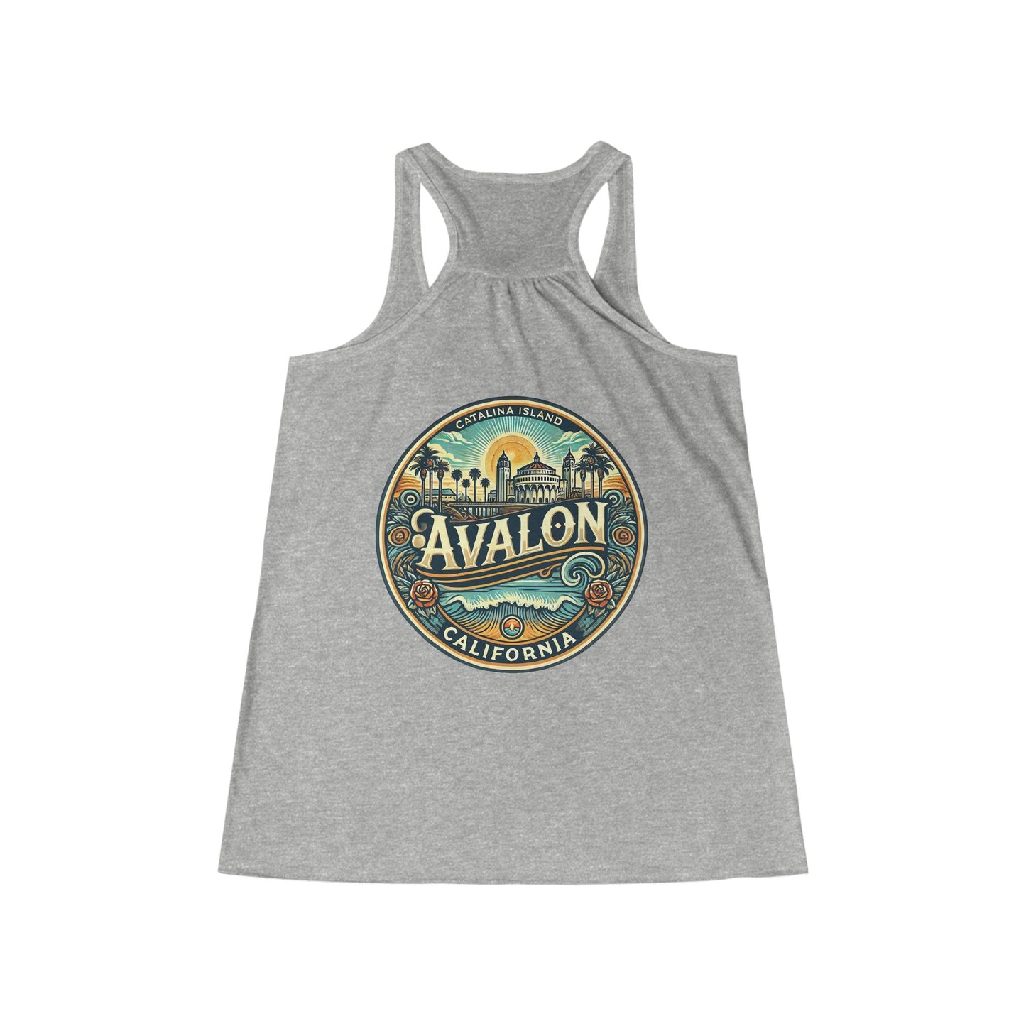 Elegant Avalon Women's Flowy Racerback Tank