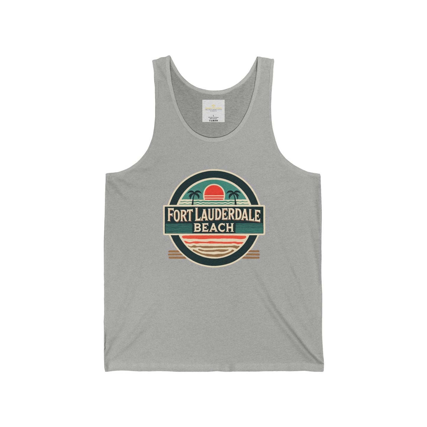 Vintage Fort Lauderdale Unisex Jersey Tank