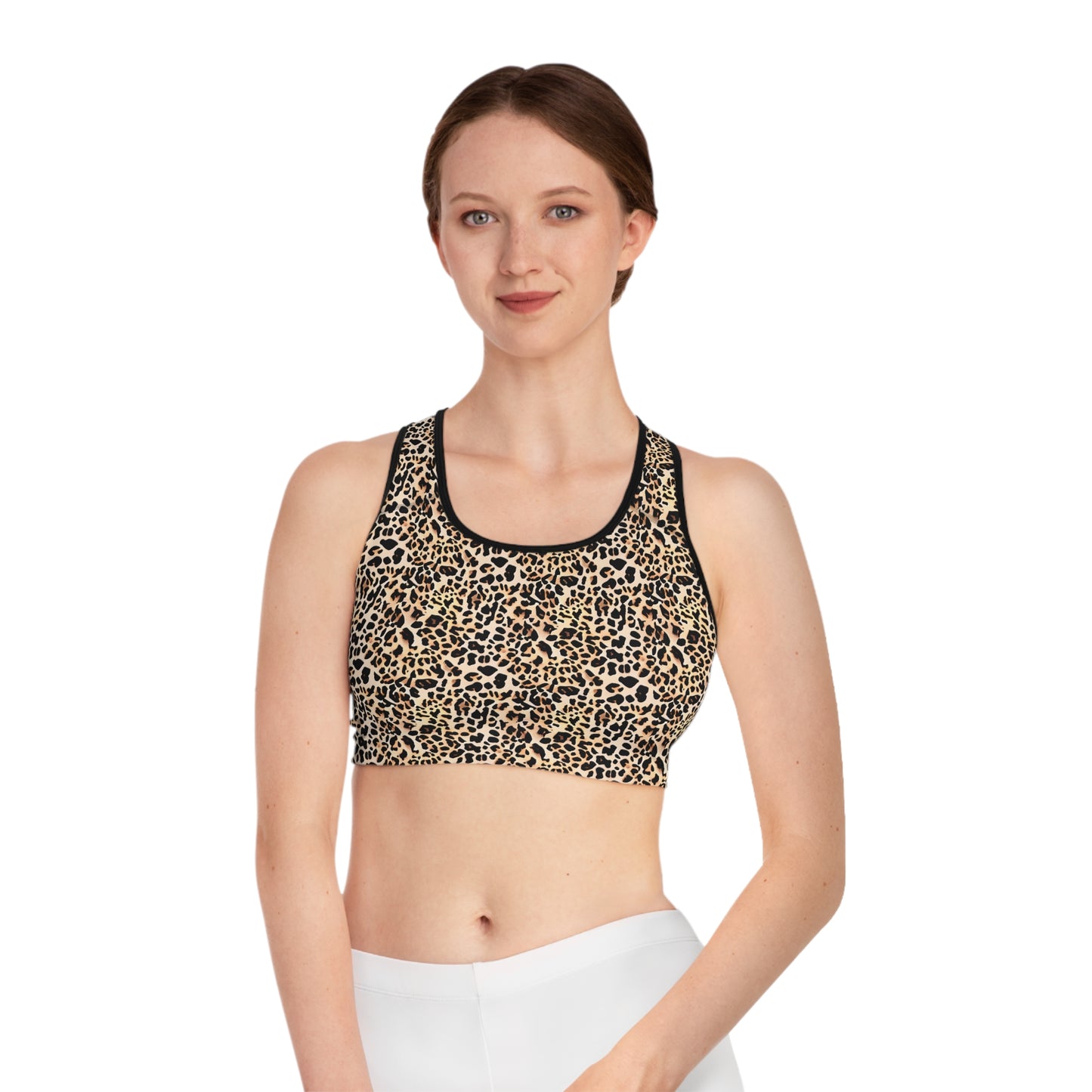 Leopard Print Sports Bra