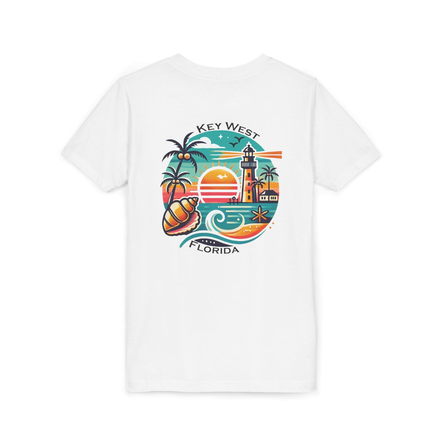 Vibrant Key West Youth Short Sleeve Tee