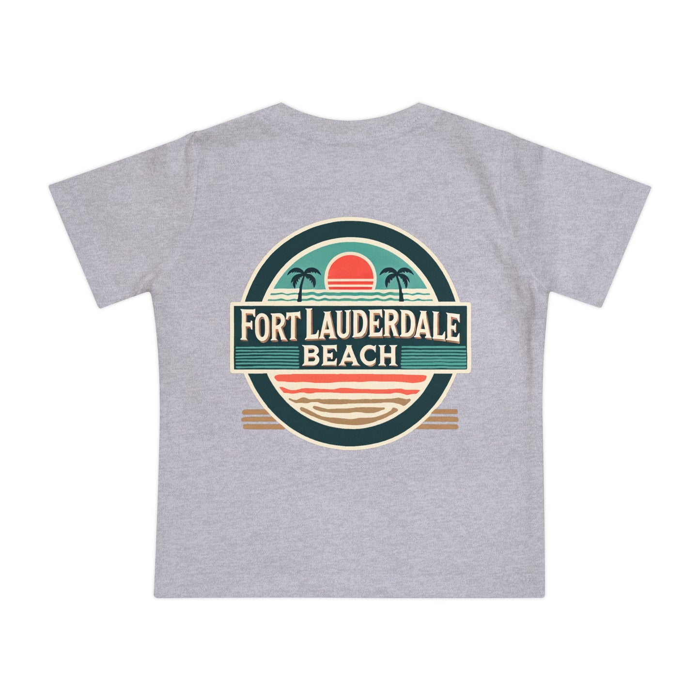 Vintage Fort Lauderdale Unisex Baby Short Sleeve T-Shirt