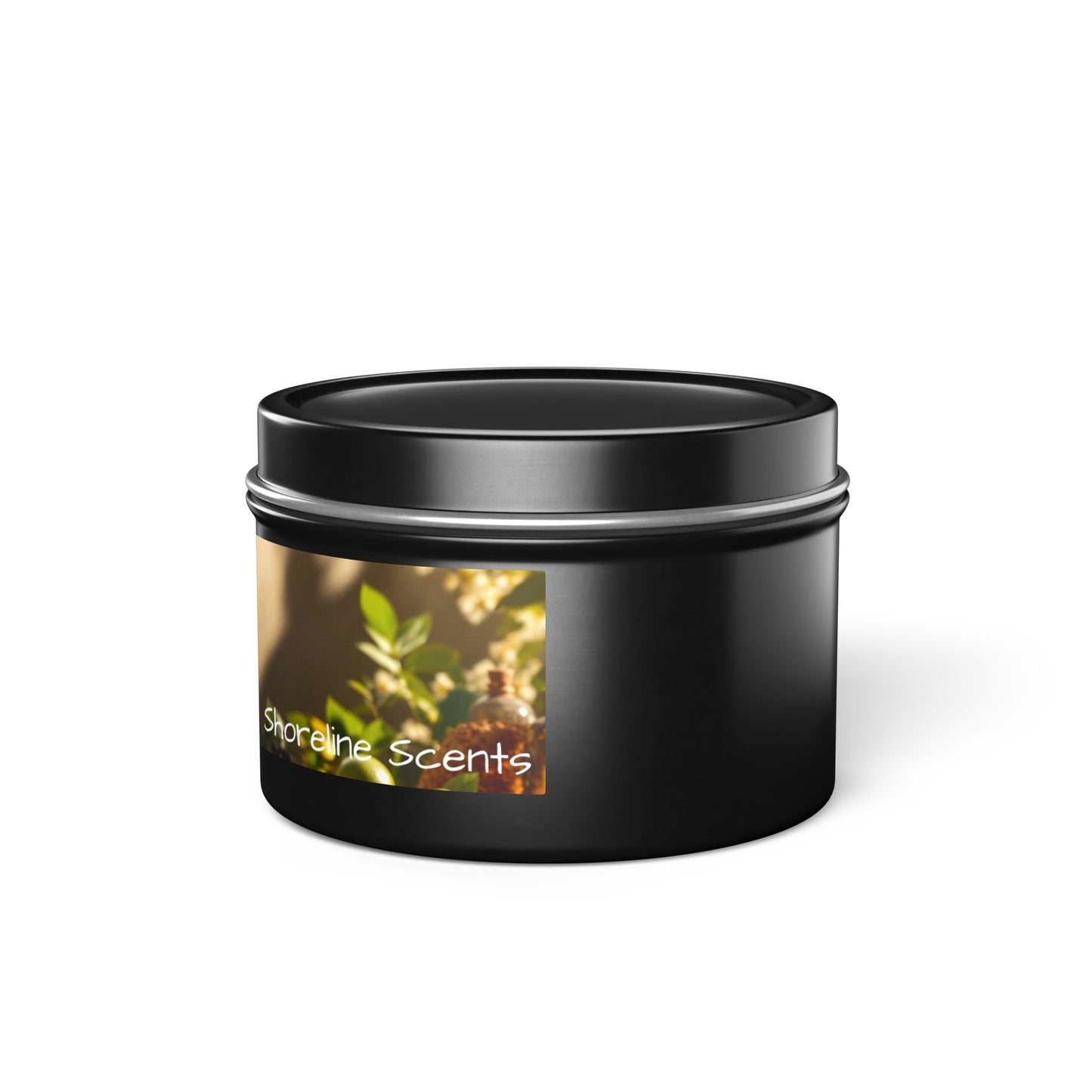 Spa Retreat Scented Rustic Tin Candle