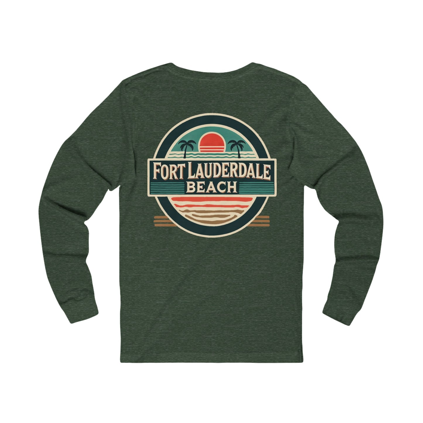 Vintage Fort Lauderdale Unisex Jersey Long Sleeve Tee