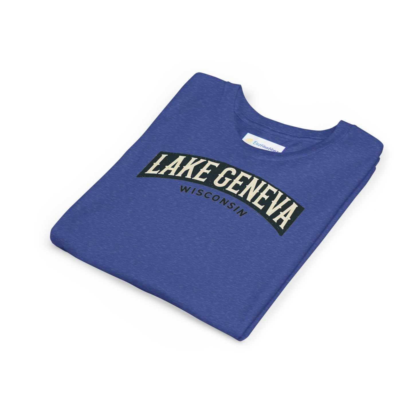 Vintage Lake Geneva Unisex Youth Short Sleeve Tee