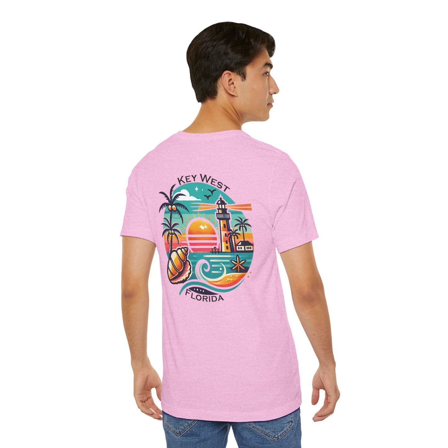 Vibrant Key West Unisex Jersey Short Sleeve Tee