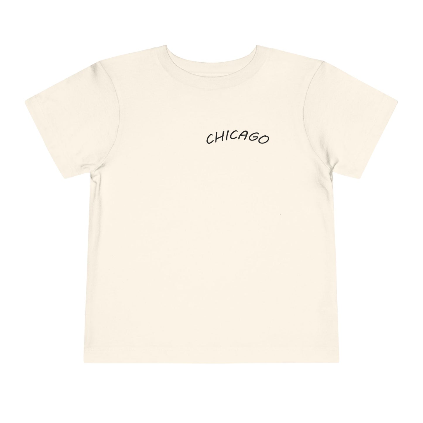 Retro Chicago Sunset Unisex Toddler Short Sleeve Tee