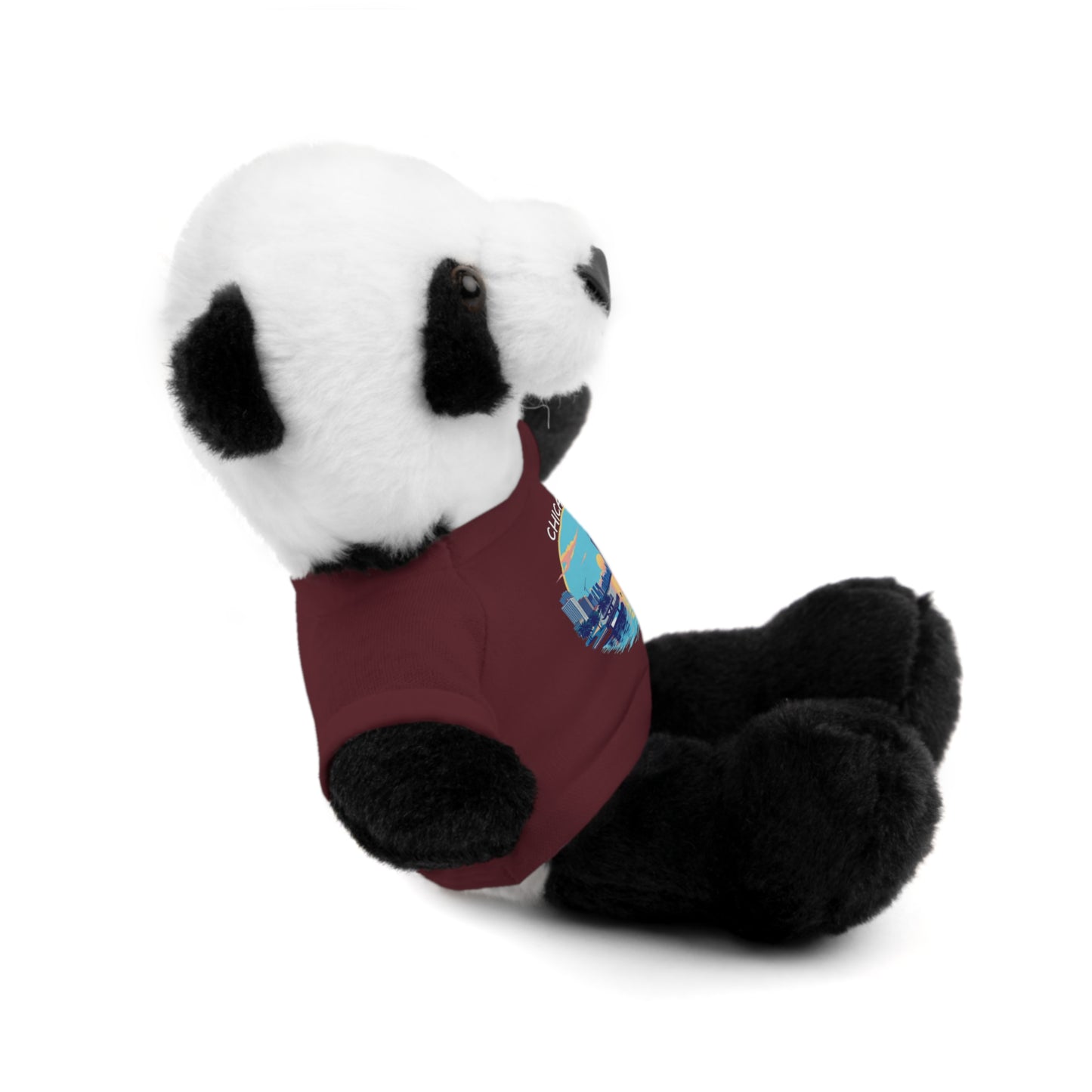 Retro Chicago Sunset Stuffed Animals with Tee