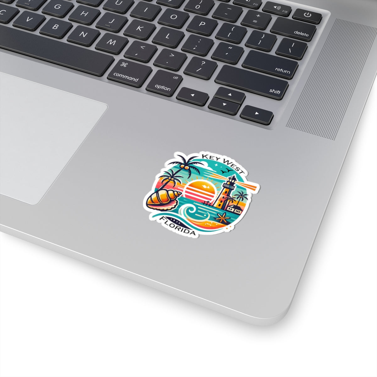 Vibrant Key West Kiss-Cut Sticker